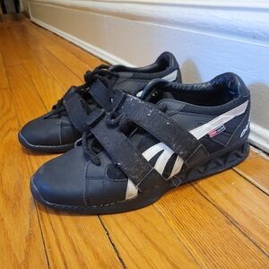 Do Win - Weight Lifting Shoes Mens Black and White Athletic Shoes 8.5